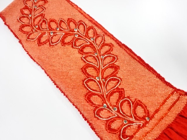 正絹　振袖用　絞り帯揚げ